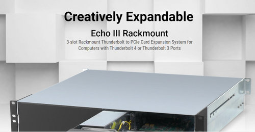 Echo III Rackmount System 3-slot PCIe Card Expansion for Full Size Cards + Module Support Echo III Rackmount System 3-slot PCIe Card Expansion for Full Size Cards + Module Support